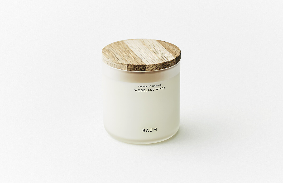 BAUM AROMATIC CANDLE｜MIND｜PRODUCTS｜BAUM（バウム）